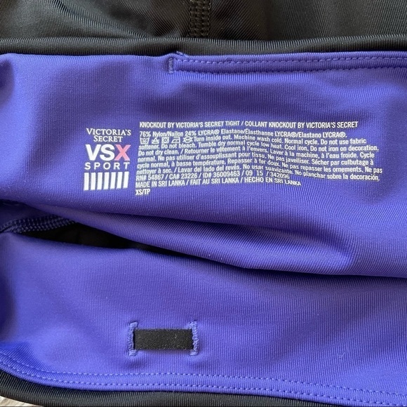 VICTORIA'S SECRET Knockout color block tights Leggings - Picture 6 of 12